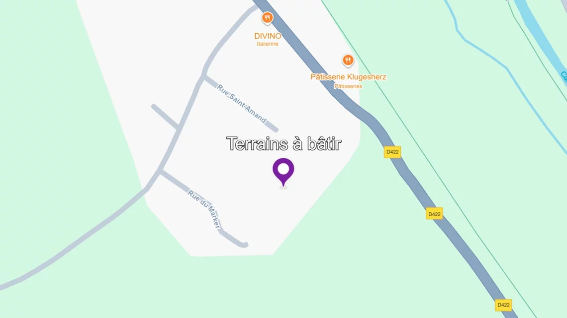 ALFA Immobilier localisation des terrains à bâtir à Soultz-les-Bains
