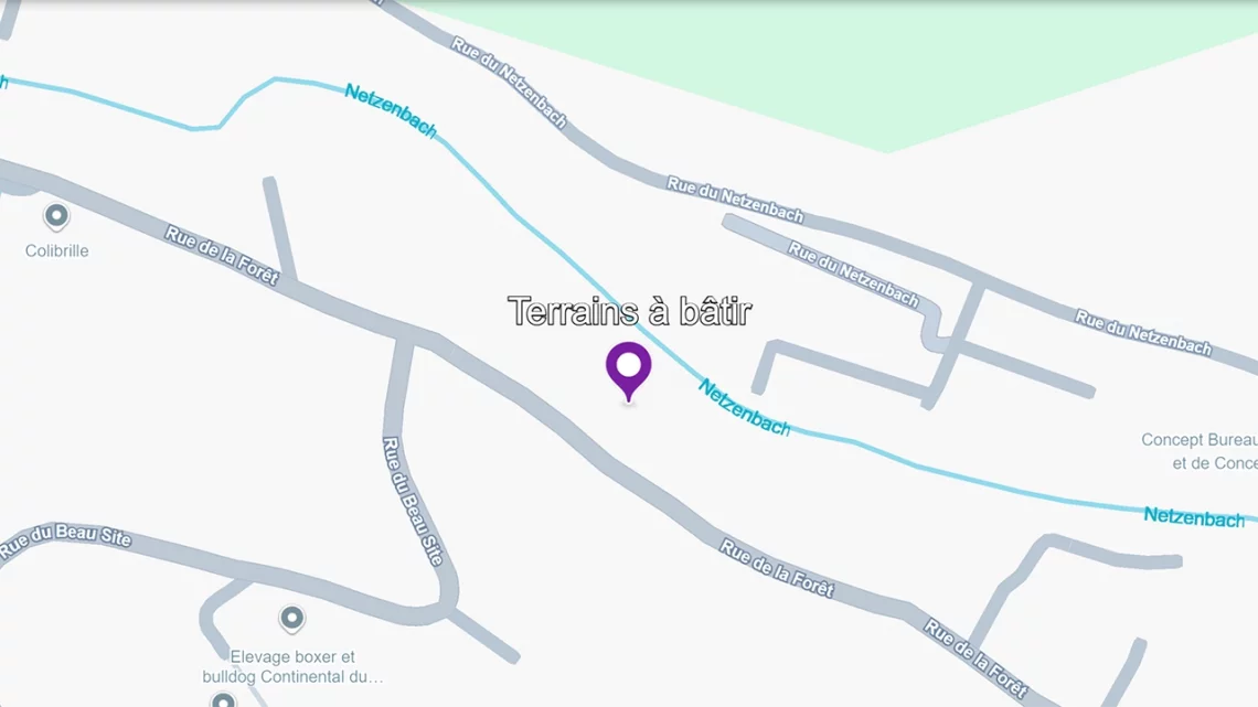 ALFA Immobilier localisation des terrains à bâtir à Wisches