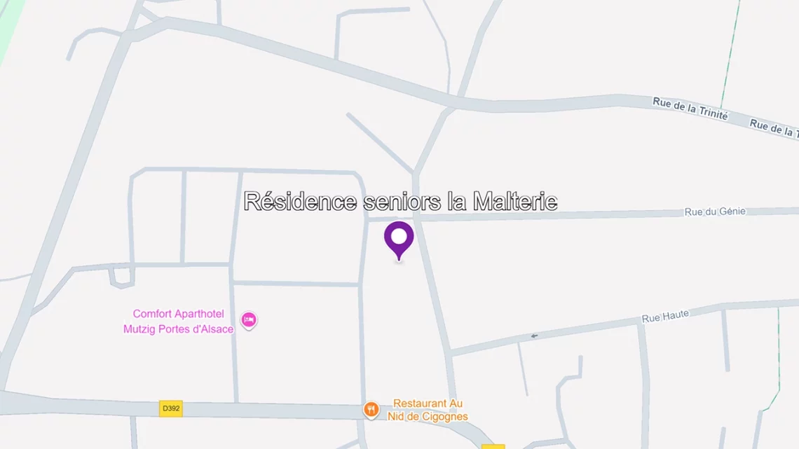 ALFA Immobilier localisation r&eacute;sidence seniors La Malterie &agrave; Mutzig