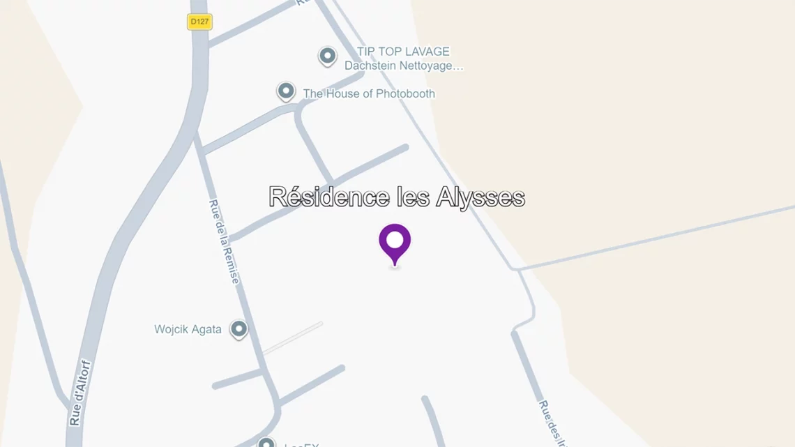 ALFA Immobilier localisation r&eacute;sidence Les Alysses &agrave; Dachstein